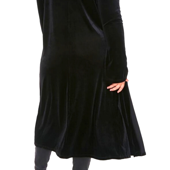 Forever 21 Plus Size Plush Longline Coat - Picture 4 of 4